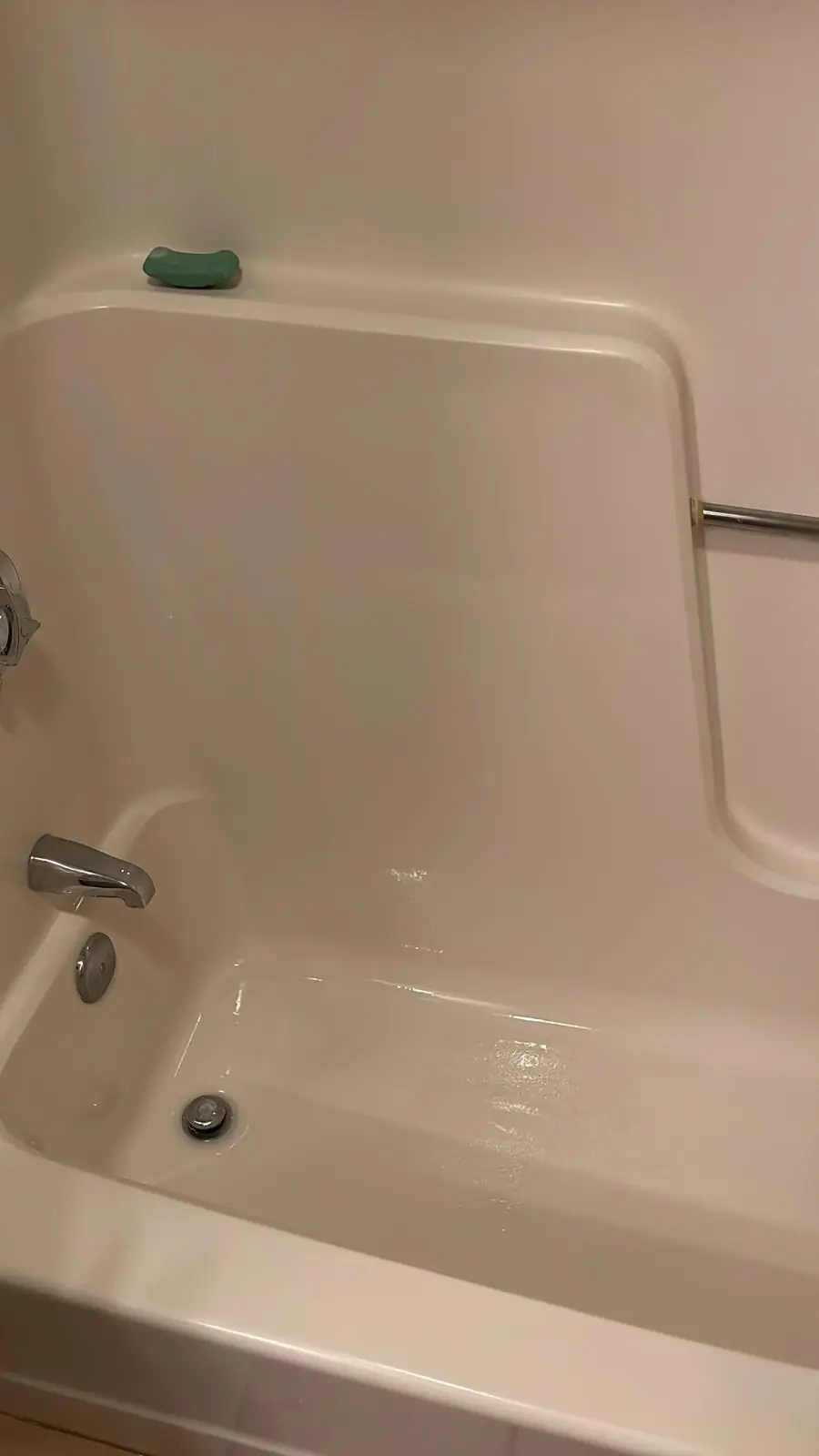 Clean white bathtub after a deep cleaning in Clinton, MA