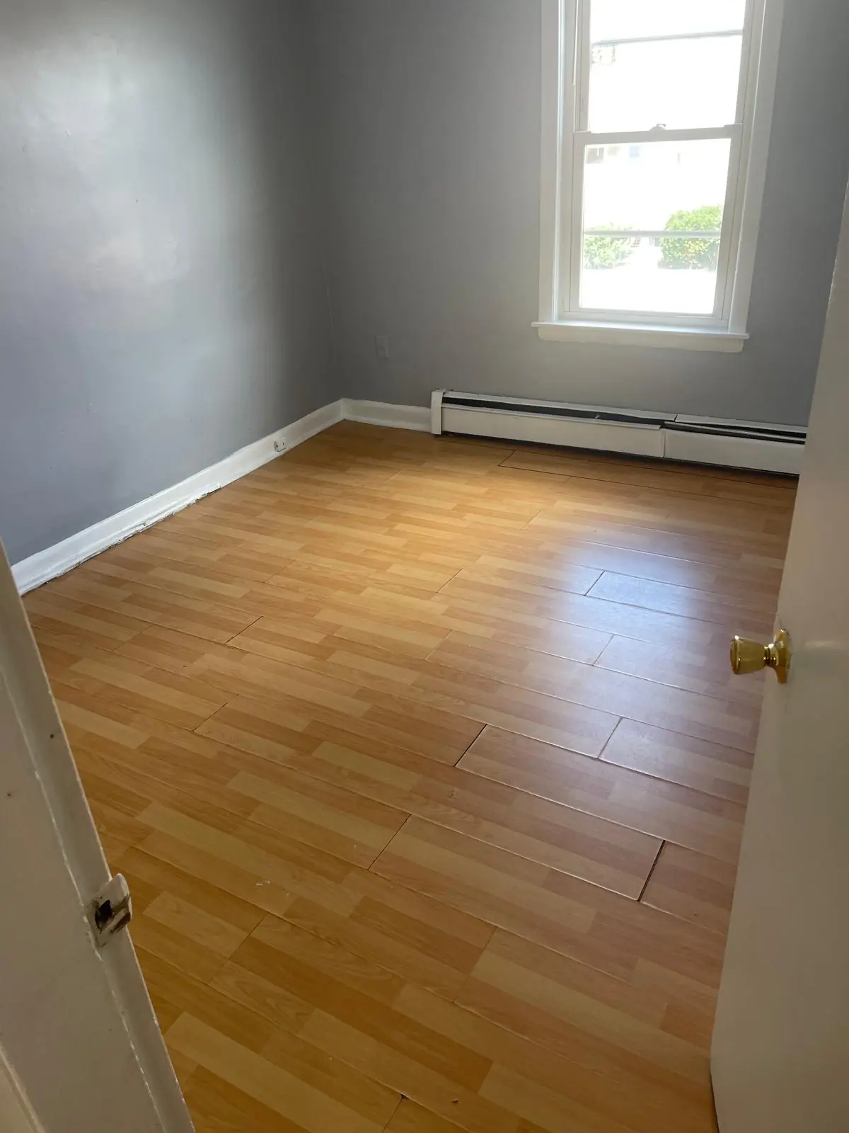 Clean laminate hardwood floor after cleaning in Clinton, MA